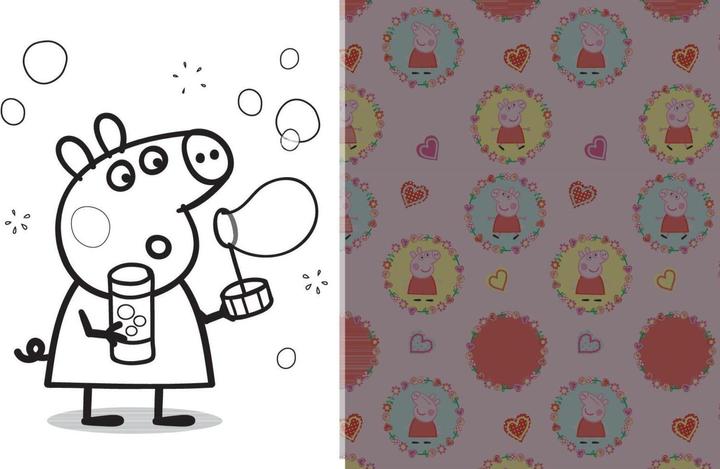 Productafbeelding Peppa Pig Mijn vieze krabbelboek (Duits, Uitgeverij Schwager & Steinlein, 2021)