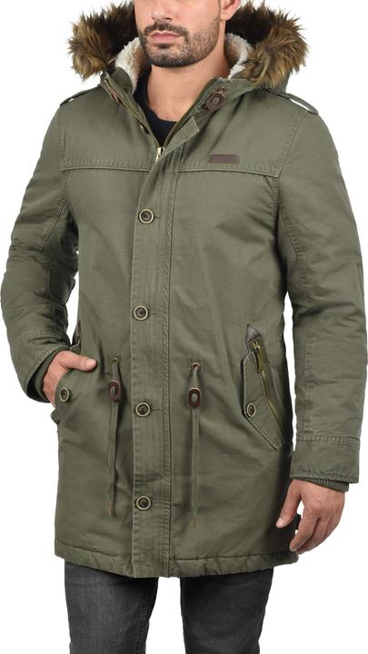 Image du produit Indicode Pulsoor Manteau D'Hiver À Capuche Avec Peau De Mouton Parka D'Hiver Veste Longue Pour Homme (M)