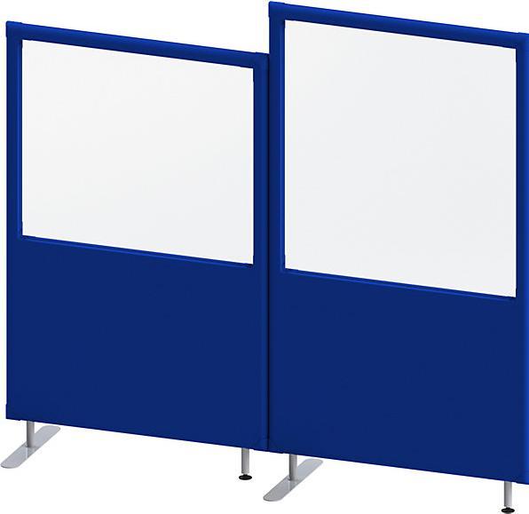 Image du produit eurokraft pro Cloison d'isolation acoustique, panneau vitré hauteur 1600 mm, largeur 1000 mm