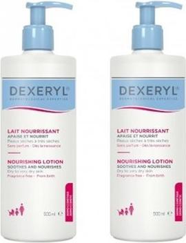 Ducray Dexeryl Duo Nourishing Lotion - 2x 500 Ml (Eau de Parfum, 1000 ml)