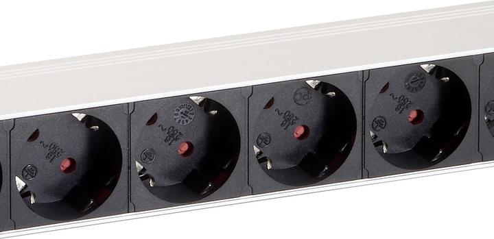 Image du produit equip Bâti de prises 1U8x Schukon. Alu Sch (8 x, CEE 7/3, 1.80 m)