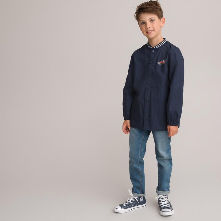 La Redoute Collections Bastelkittel mit Druckknöpfen und College-Kragen