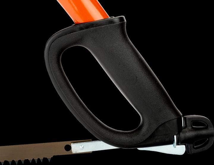 Actual product image Bahco ERGO Robust hacksaw with 21" saw blade no. 51 with triangular group teeth