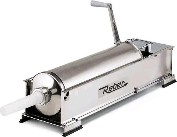 Produktbild Reber N INOX Manueller Wurstfüller 2 Geschwindigkeiten mit GehäuseFüllmenge 12 Kg