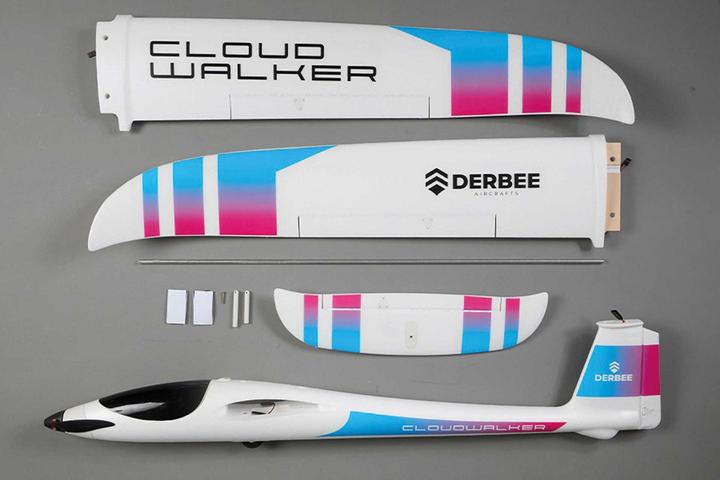Actual product image Derbee Cloudwalker Elektrosegler PNP- 180cm (Glider)