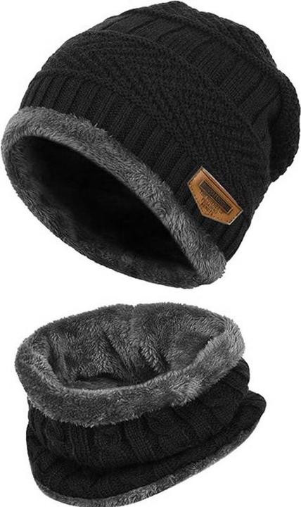 Out of the blue Warme Kinder Mütze Beanie mit Schal