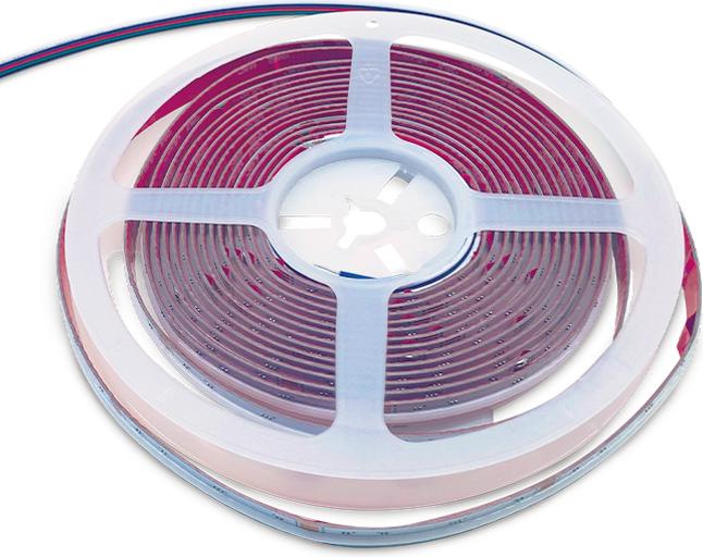 Actual product image HiluX RGBW COB LED Strips - 24V - 16W - 620lm/m - RGB+2700K - CRI90+ - 5m - IP20 (RGB, 500 cm, Indoor)