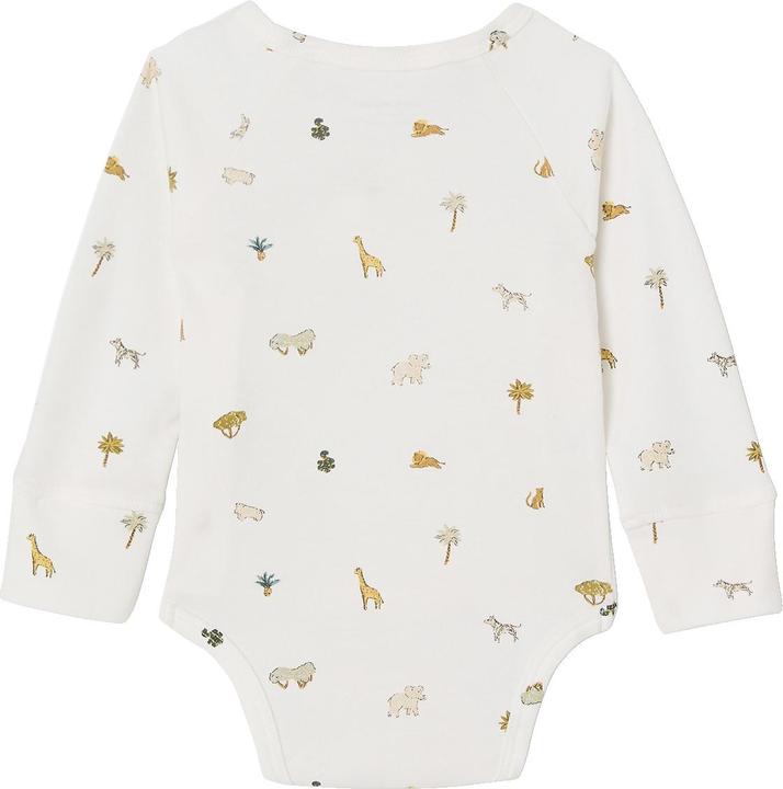 Actual product image Vertbaudet Bio-Kollektion: Mitwachsender Baby Body mit Dschungelmotiv (68)