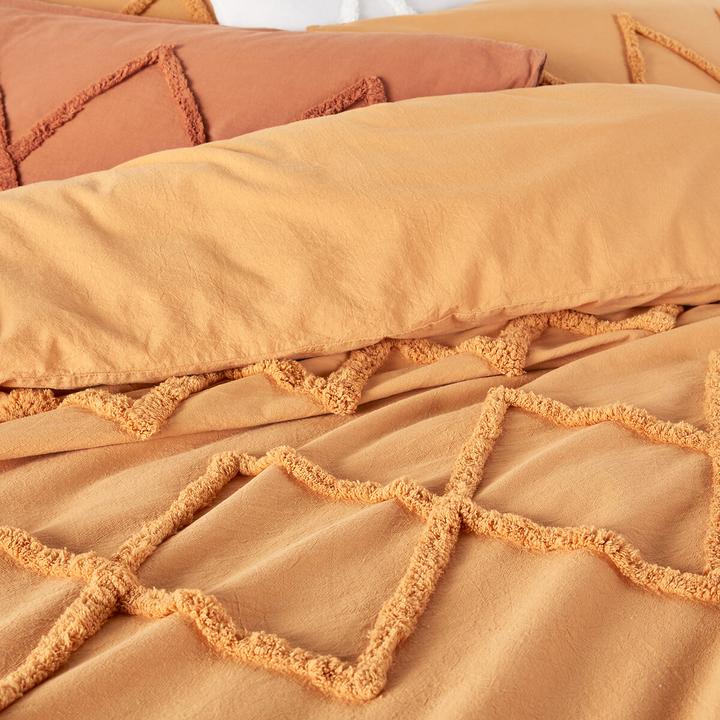 Produktbild La Redoute Interieurs Assa Ocre (Duvetbezug, 200 x 200 cm)