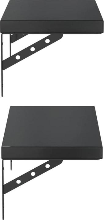 Actual product image VidaXL Wall shelves 2 pcs. 50 x 23.5 cm Noble