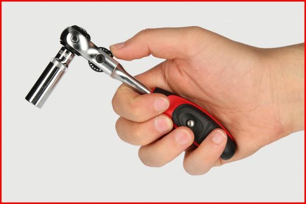 Produktbild KS Tools 1/4 MODIFIX Mini-T-Griff-Schwenkkopf-Knarre, 72 Zahn (1/4")