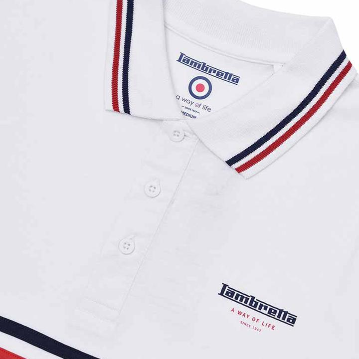 Immagine prodotto Lambretta Classic SS24 Maglietta Polo Strisce Uomo (XL)