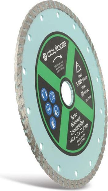 Produktbild Daytools Diamant-Trennscheibe mit Turborand, 180 mm