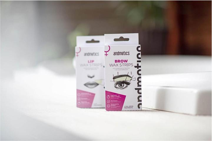 Immagine prodotto Andmetics Strisce di cera per labbra (8 x)