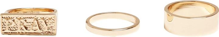 Immagine prodotto Mister Tee Set di anelli Pray (57)