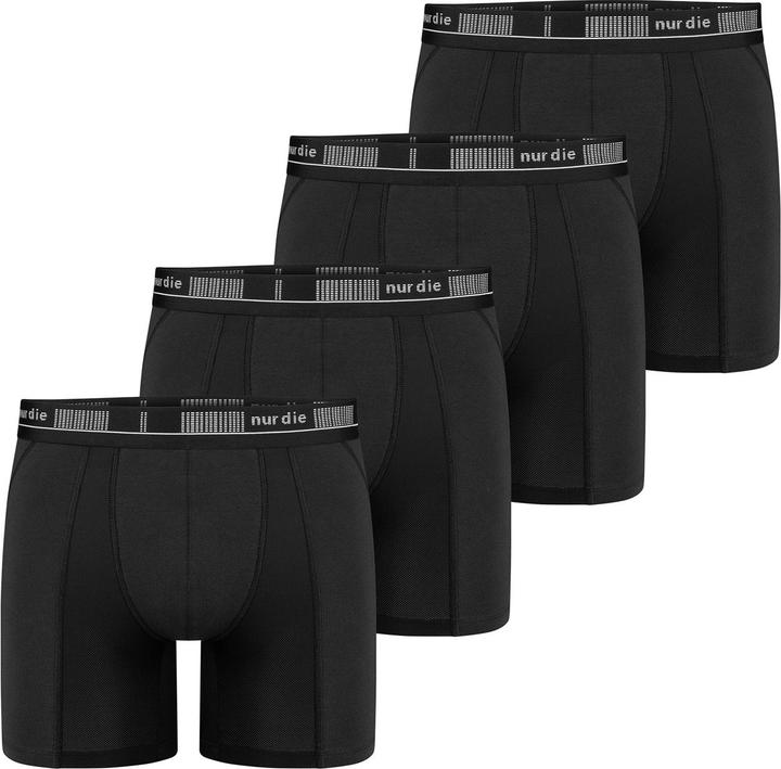 Immagine prodotto Nur Die Langer Boxer Long Boxer Cotton Active (L, confezione da 4)