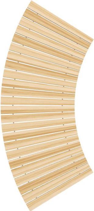 Produktbild Swisshandel24 120cm Gartenweg, Rollweg Gartentritt Dekorative Holztritt aus Tannenholz, Natur (1 x, 120 x 47 cm)