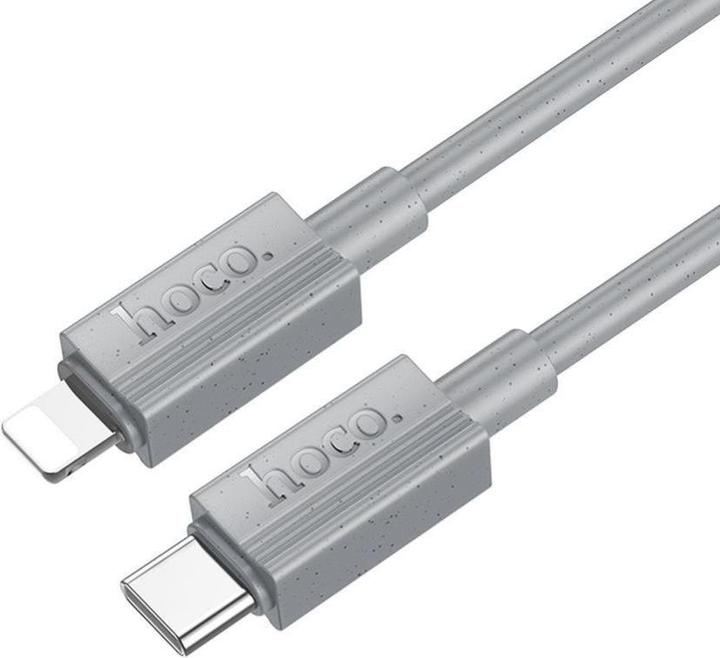 Actual product image Hoco Cable cable Type C to Lightning PD 27W X107 1 m gray (1 m, USB 3.0)