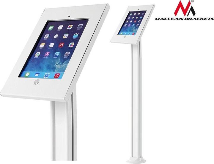 Maclean Supporto a rack per tablet pubblicitari di blocco a pavimento, MC-678 iPad 2/3/4/Air/Air2