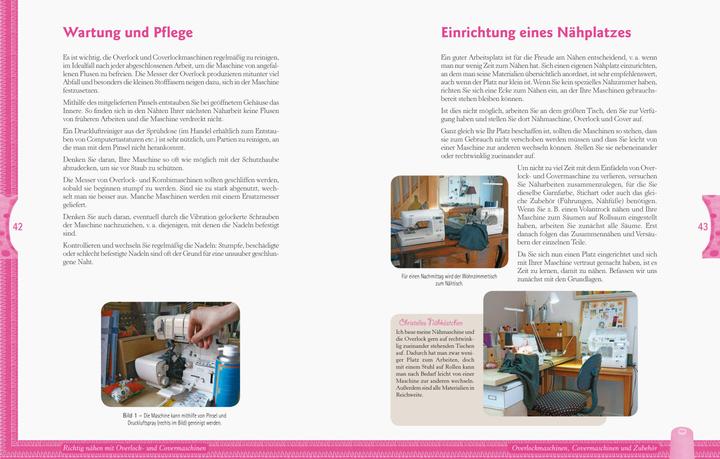 Produktbild Richtig nähen mit Overlock- und Coverlock-Maschinen (Deutsch, Christelle Beneytout, 2013)