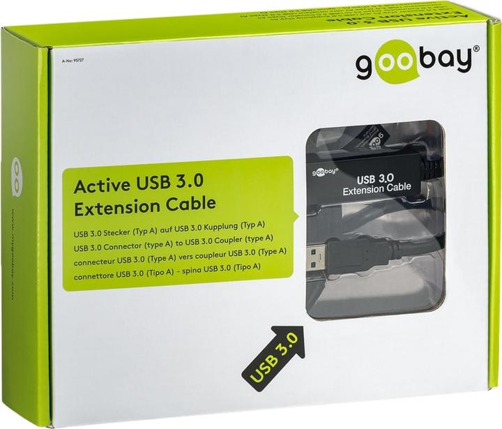 Actual product image Goobay Active extension cable (5 m, USB 3.0)