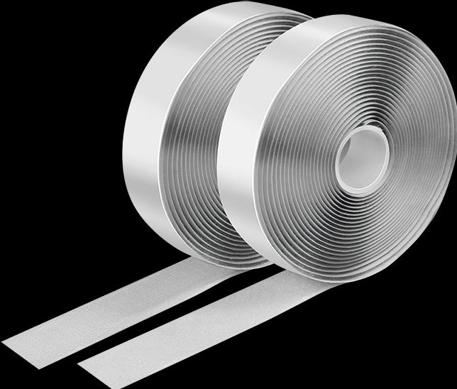 Produktbild LogiLink Selbstklebendes Klettband-Set, weiss, 25 mm breit, Rolle, 5 m (25 mm)