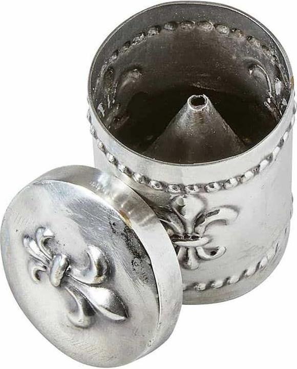 Produktbild Loberon Kerzenanspitzer Fleur De Lys antiksilber (H, 4 cm)