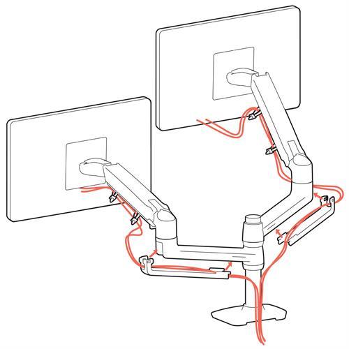 Produktbild Ergotron LX Monitor Arm mit patentierter CF-Technologie (Tisch, 24")