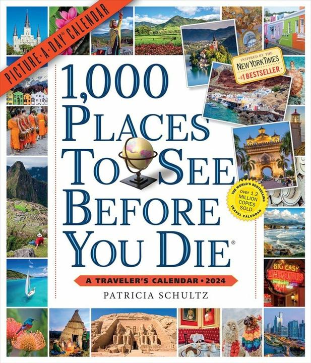 Produktbild 1,000 Places to See Before You Die Picture-A-Day Wall Calendar 2024 (Englisch)
