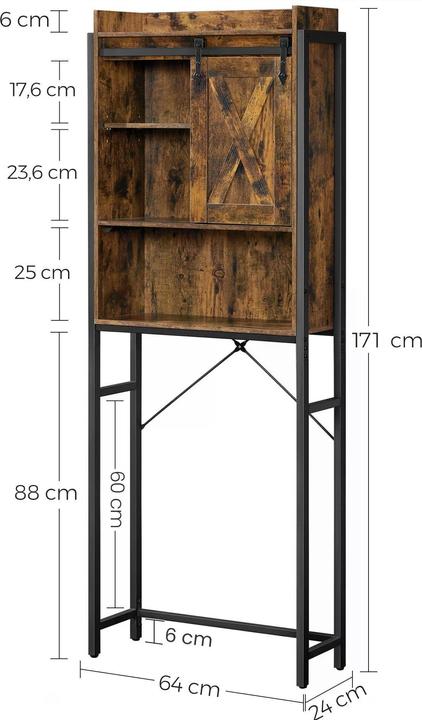 Produktbild Vasagle Liam (64 x 24 x 171 cm)