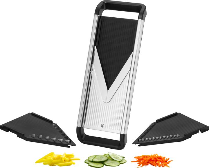 Produktbild WMF Gemüsehobel Fingerschutz 37x12,5cm Top Tools Edelstahl Box für Einsätze