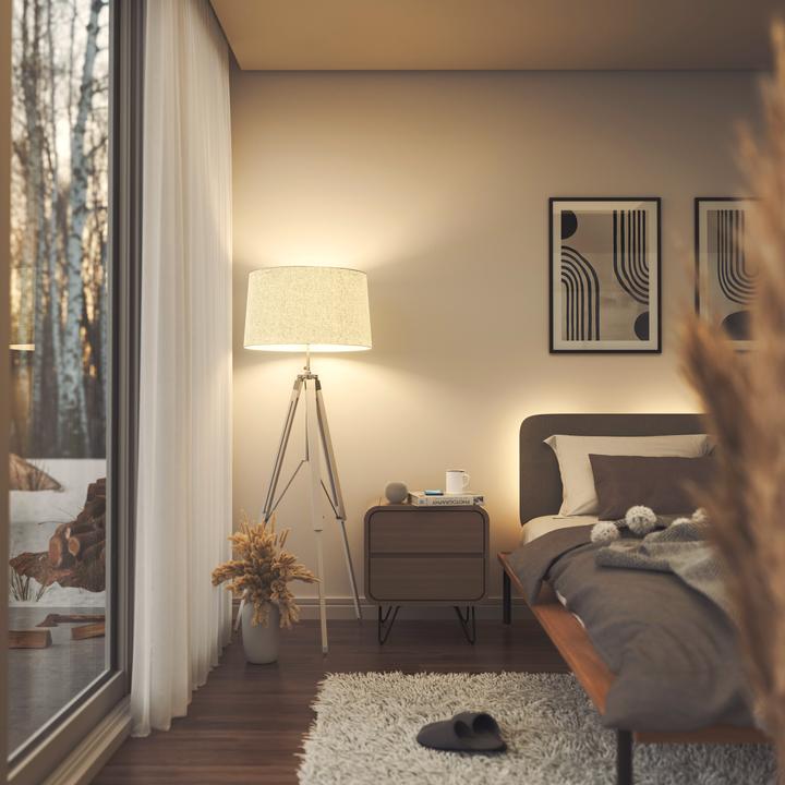 Actual product image Nanoleaf Matter Smart Bulb (E27, 9 W, 806 lm, 3 x, F)