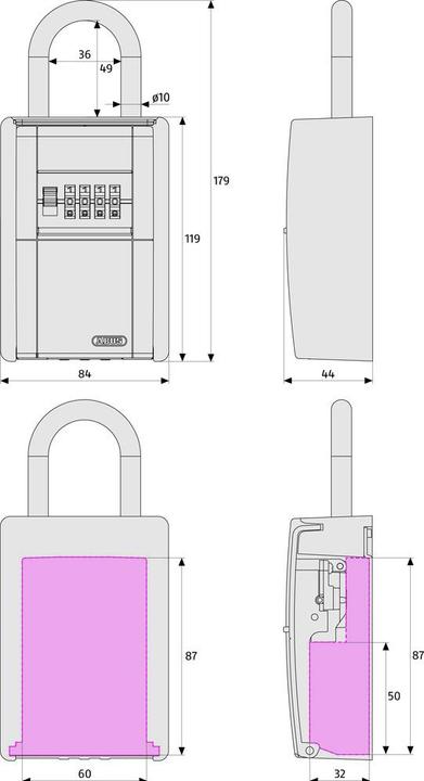 Produktbild Abus KeyGarage 797 mit Bügel