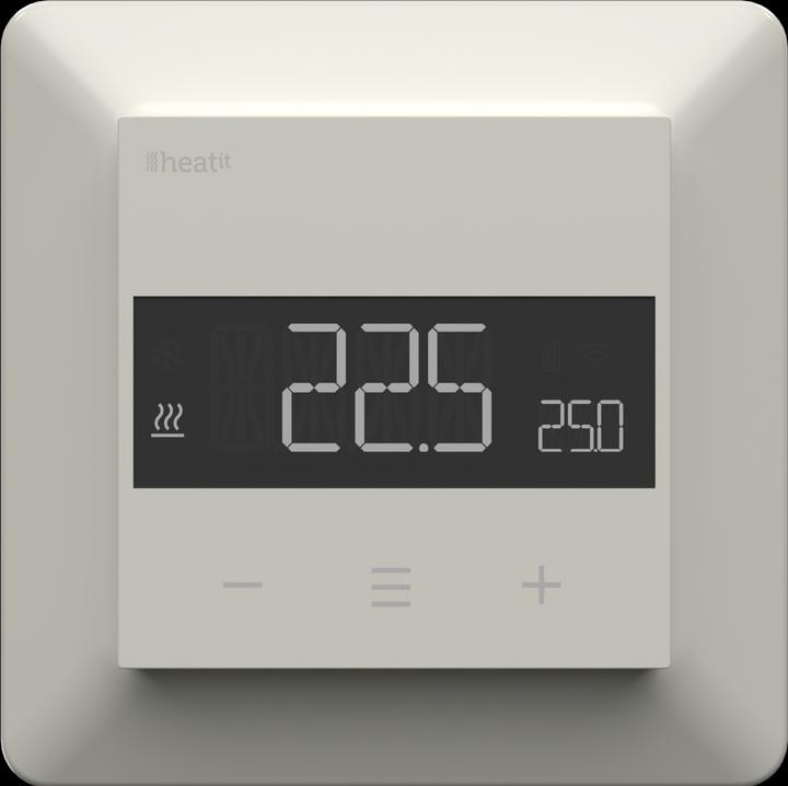 Actual product image Heatit Z-TRM6 Thermostat Z-Wave 800 series (White RAL 9010)