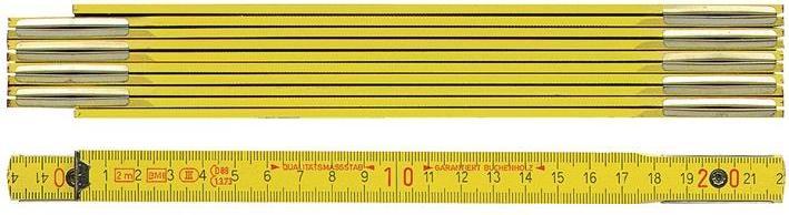 Produktbild BMI Gliedermassstab Länge 1 m Breite 16 mm mm/cm EG III Buche gelb (mm, cm)