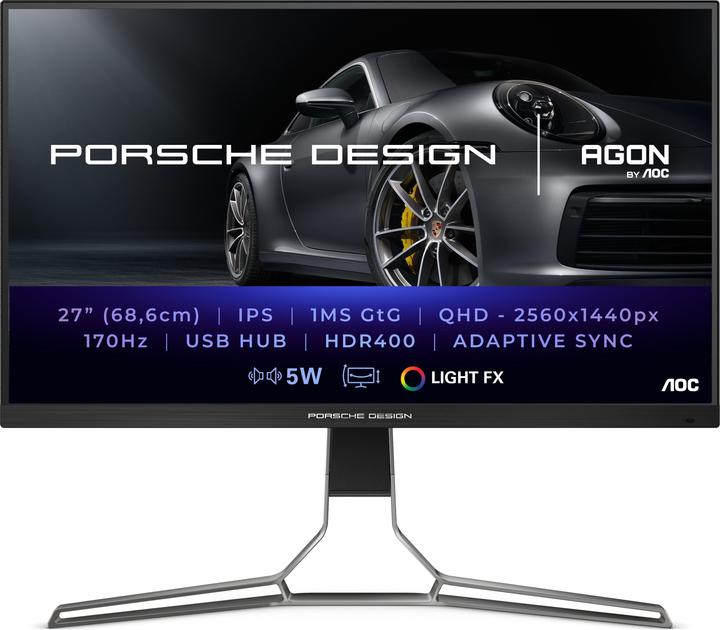 Produktbild AOC Porsche Design Agon Pro PD27S (2560 x 1440 Pixel, 27")