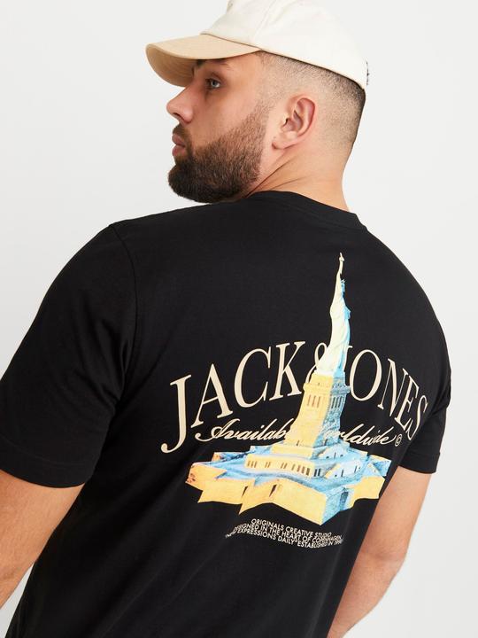 Actual product image Jack & Jones Plus Size Rückenprint T-shirt T-shirt (5XL)