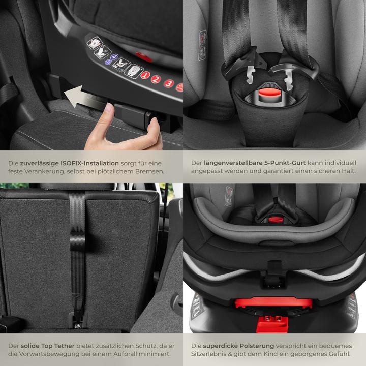 Immagine prodotto tectake Linus i-Size (Reboarder, ECE R129/i-Size Standard)