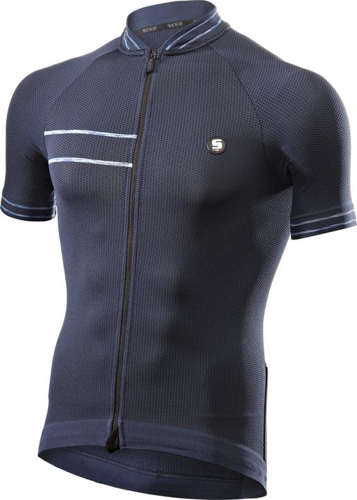 Sixs T-Shirt Clima Jersey dunkelblau-hellblau