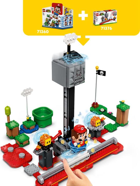Produktbild LEGO Super Mario - Fallender Steinblock - Erweiterungsset (71376, LEGO Super Mario)