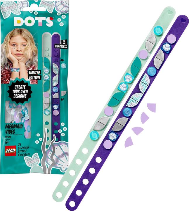 Produktbild LEGO Meerjungfrauen Freundschaftsarmbänder (41909, LEGO Dots)