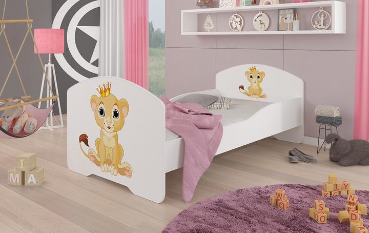 Actual product image ADRK Furniture Bed with mattress PEPE LION 140X70 (140 x 70 cm)