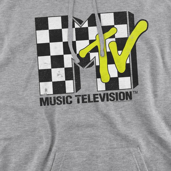 Immagine prodotto MTV Felpa con Cappuccio Logo Scacchiera Uomo (L)