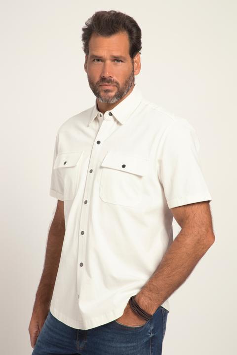 Produktbild JP1880 Jersey-Hemd, Halbarm, Kent-Kragen, Modern Fit (5XL)