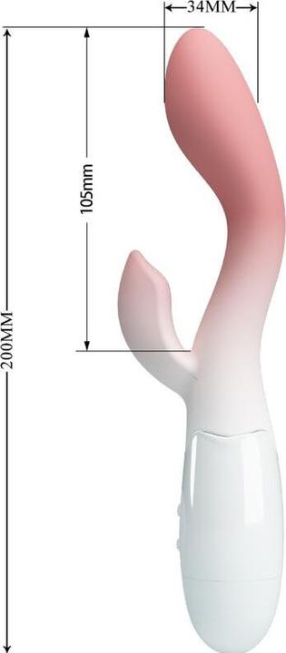 Produktbild Pretty Love - Brighty G-Spot Vibrator + Klitoris-Stimulator 30 Vibrationen Rosa