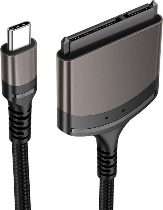 Actual product image Ueli Express SATA to USB-C adapter 5Gbps 22-pin for hard drives (5 W)