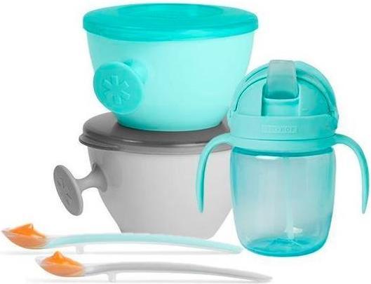 Produktbild Skiphop Easy Serve Reiseschüssel mit Löffel und Trinkflasche