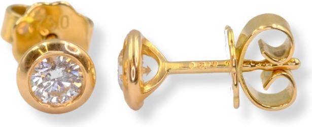 Immagine prodotto Muau Orecchini a perno (Oro rosso o argento, Giallo oro, Oro bianco)