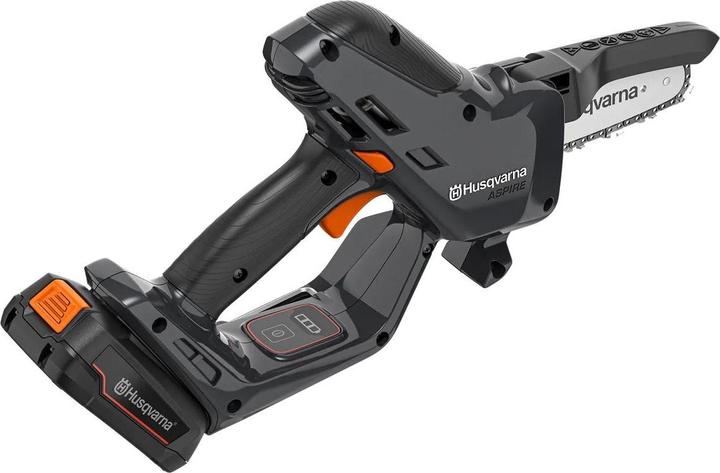 Actual product image Husqvarna Aspire P5-P4A+B45/C70 cordless pruning saw (Battery chain saw)
