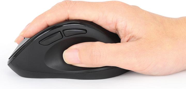 Produktbild Manhattan Ergonomische Wireless Maus mit 2-in-1 USB-Empfänger (Kabellos)